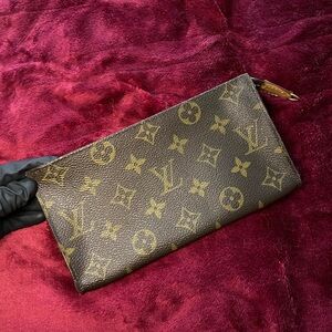 Louis Vuitton Monogram Pochette + Dustbag for Original Bucket Bag (L size)